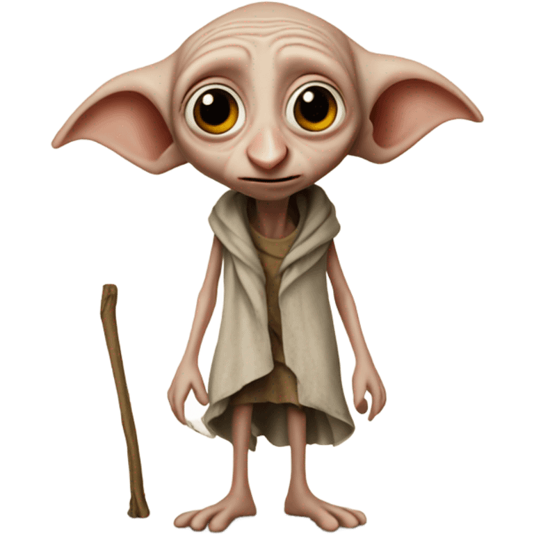 Dobby in rag clothes  emoji