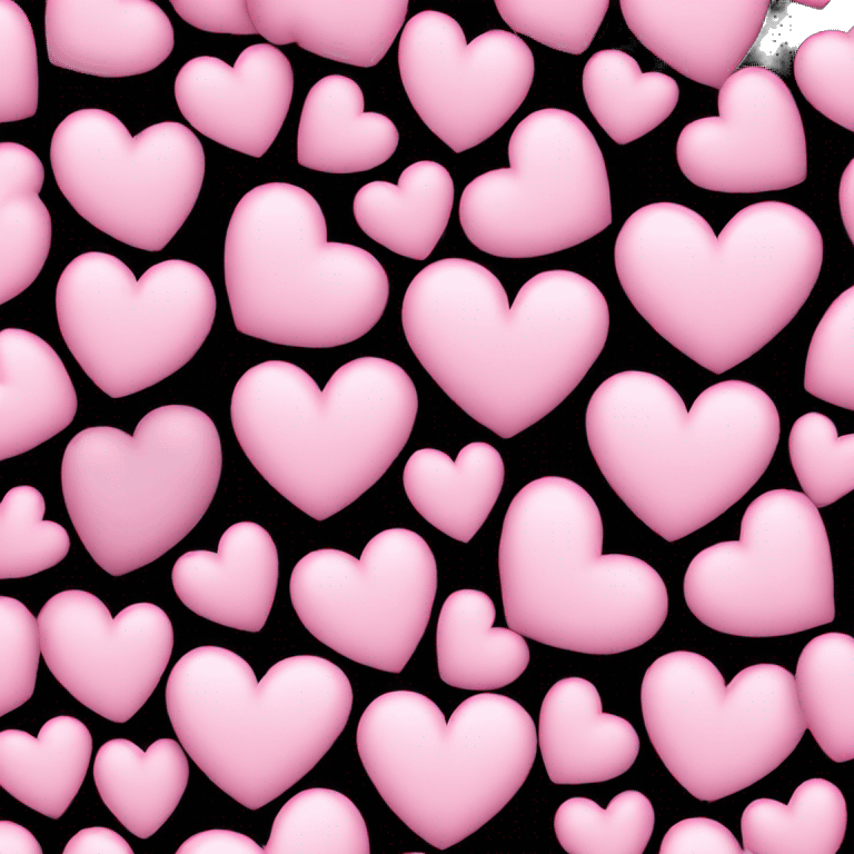 Light pink hearts emoji