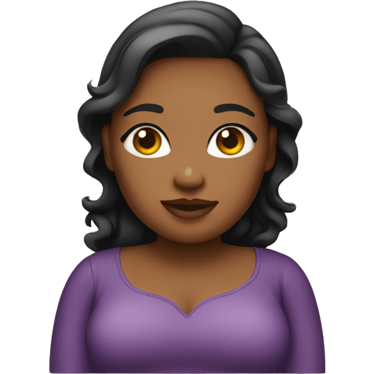 Plussize girl emoji