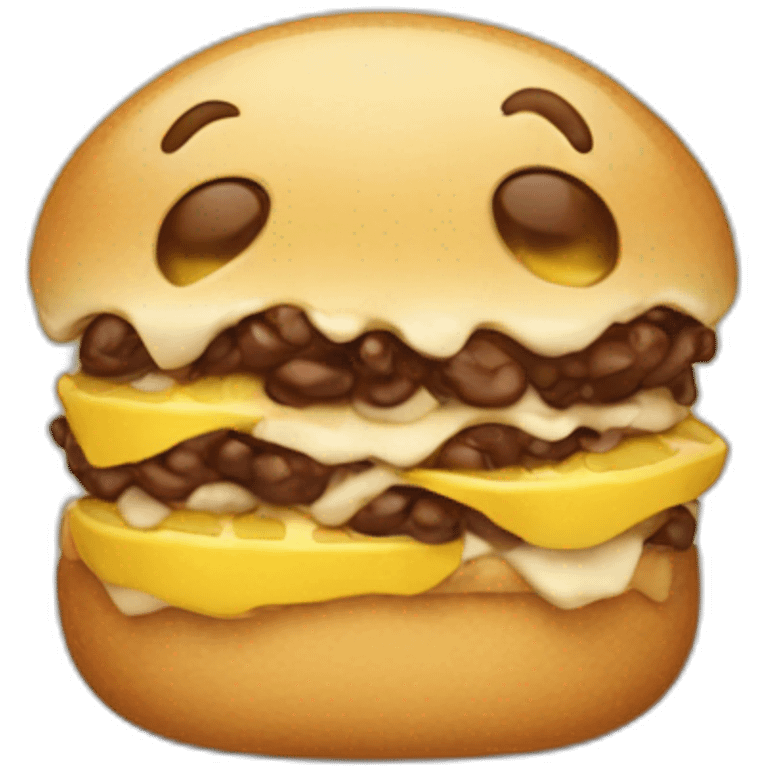 an emoji who doesn't like food emoji