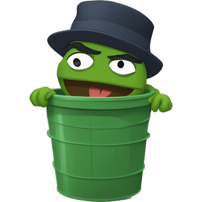 Oscar the Grouch x Vecna emoji