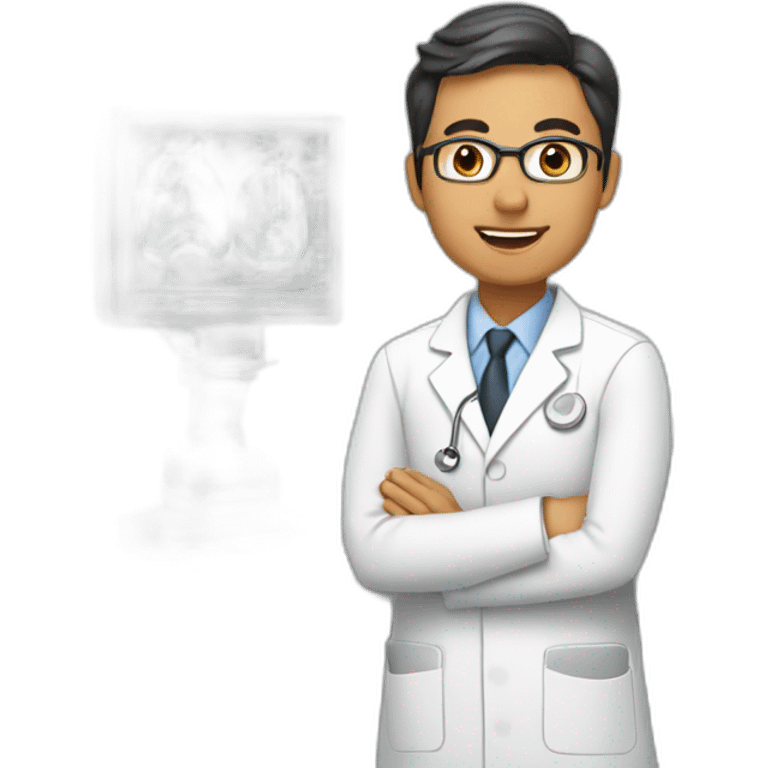 Radiologist-performing-ultrasound emoji