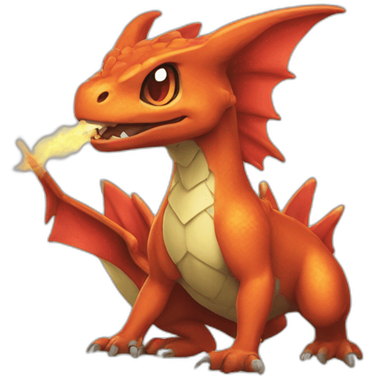 Pokémon Dracaufeu ivre emoji