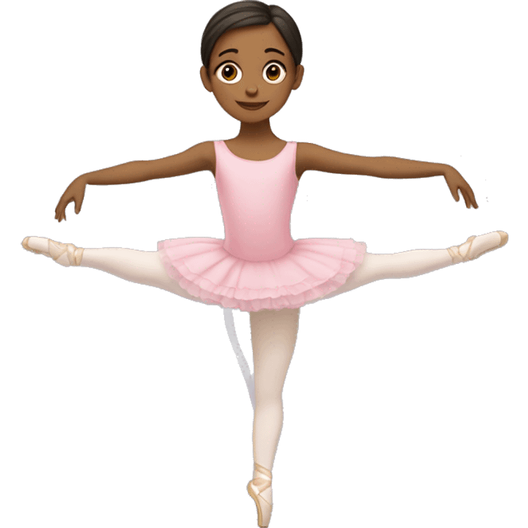 UNA NIÑA DE 9 AÑOS EN EL ballet emoji