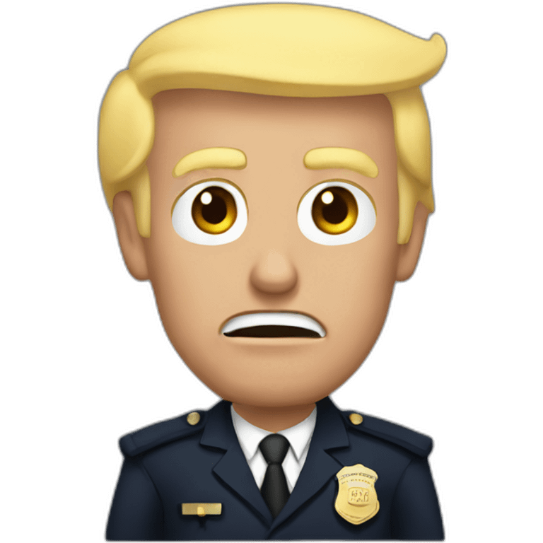 donald trump arrest emoji