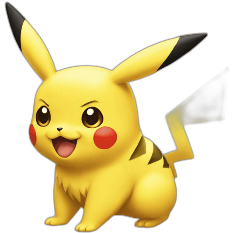 Pikachu hed emoji