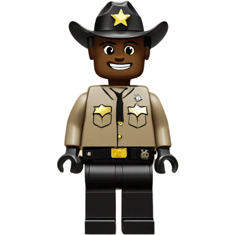 Lego sheriff's deputy emoji