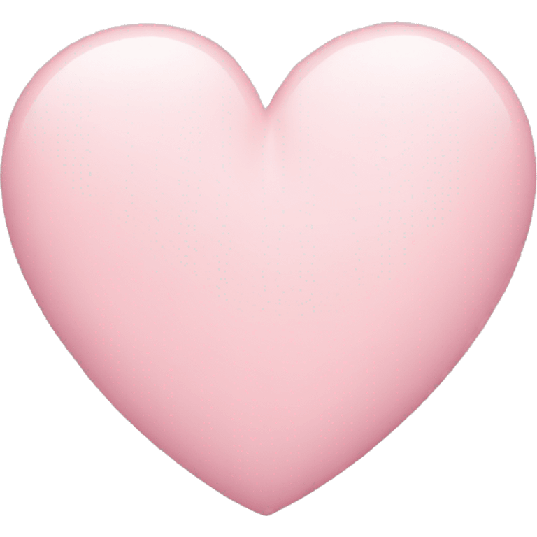 Pastel pink heart emoji