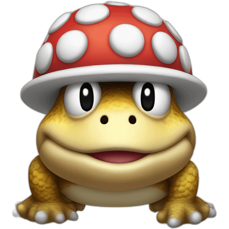 Super Mario toad as manga emoji