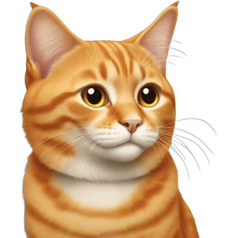 Norwegian orange cat emoji