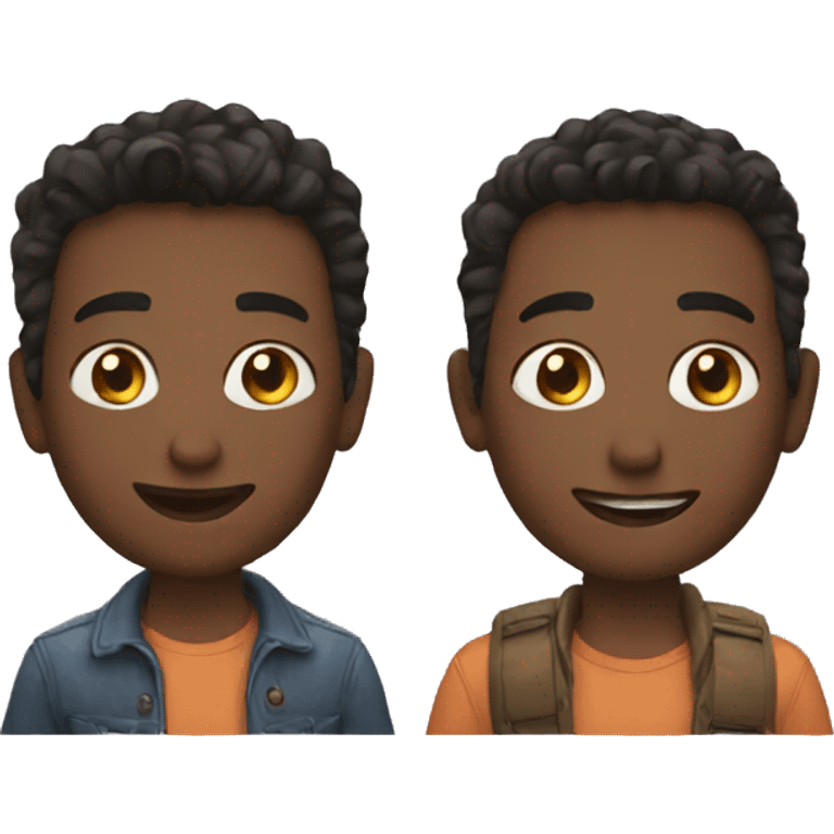 Two friends  emoji