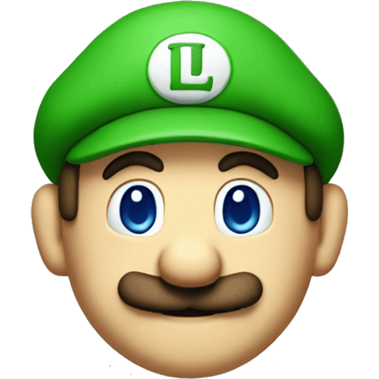 Luigi head  emoji