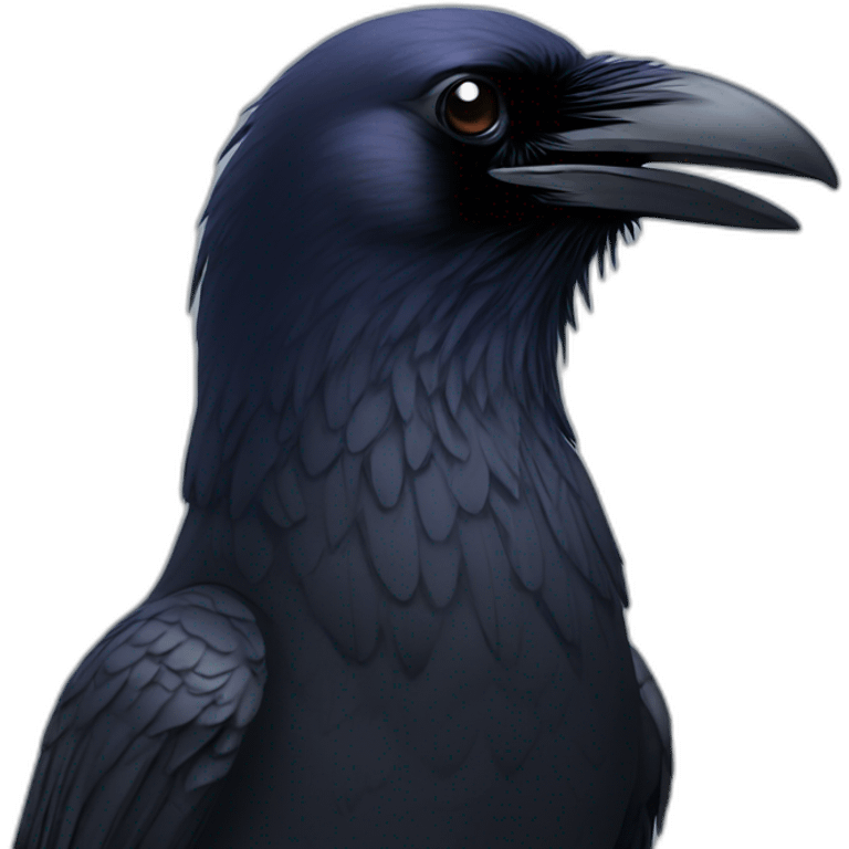 raven head side view emoji