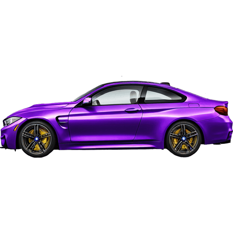 Purple bmw m4 emoji