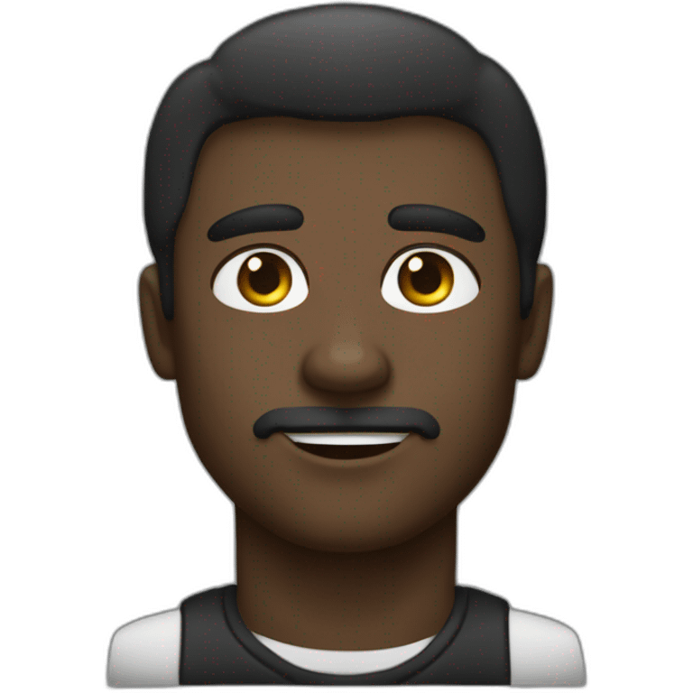 Negro del wasap , estilo harald lieske emoji