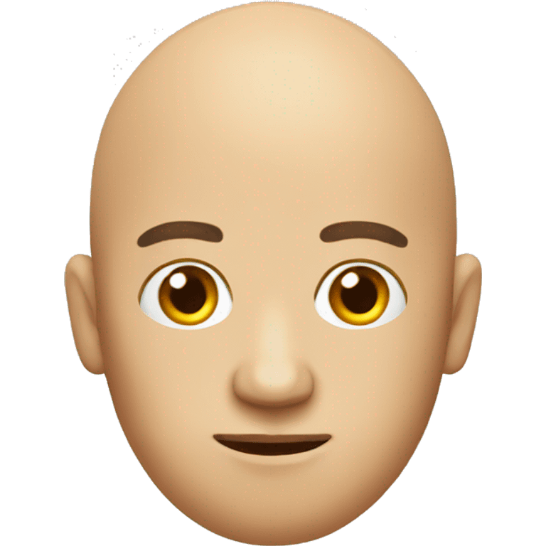 Egg head balding emoji