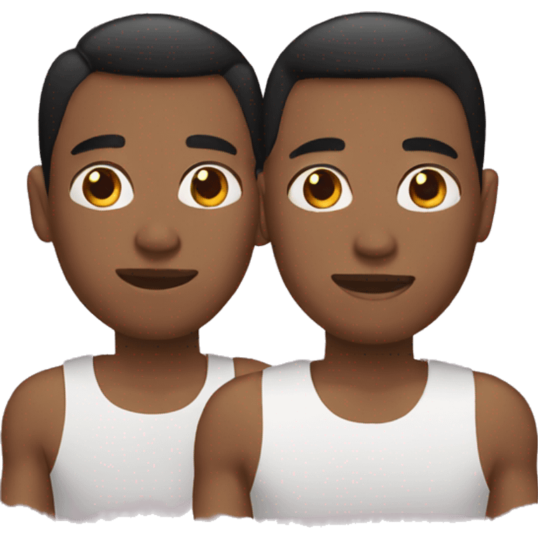 black filipino gay couple emoji