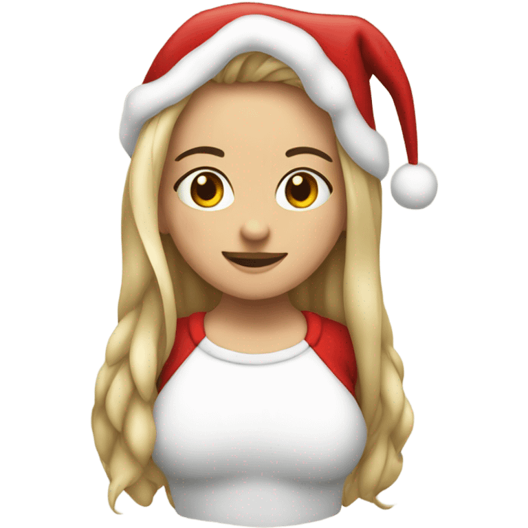 Girl santa emoji