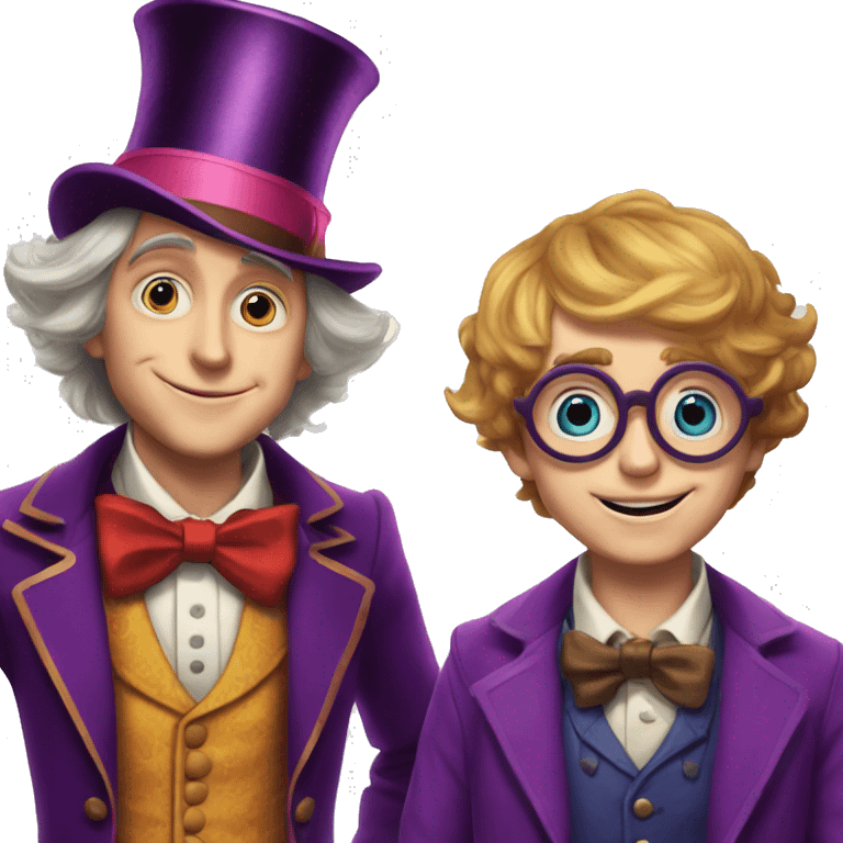 Willy wonka and william afton emoji