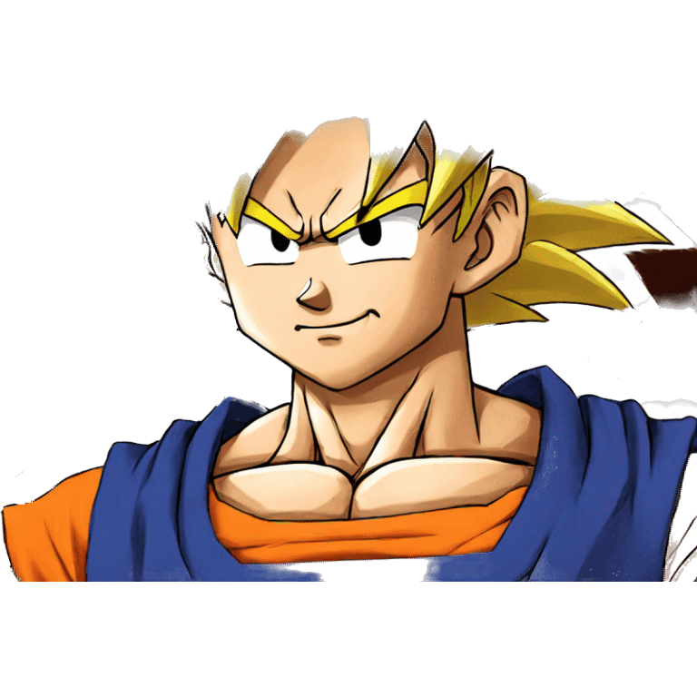 Goku from dragon ball Z emoji