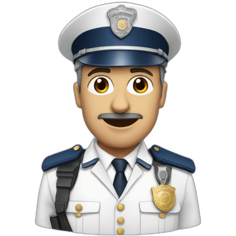 french police chief emoji