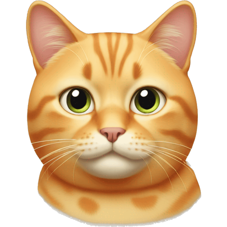 fat blonde orange cat emoji