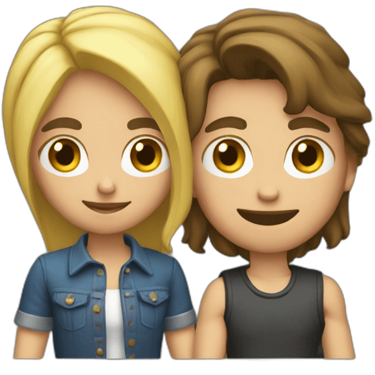 couple playing video game together emoji