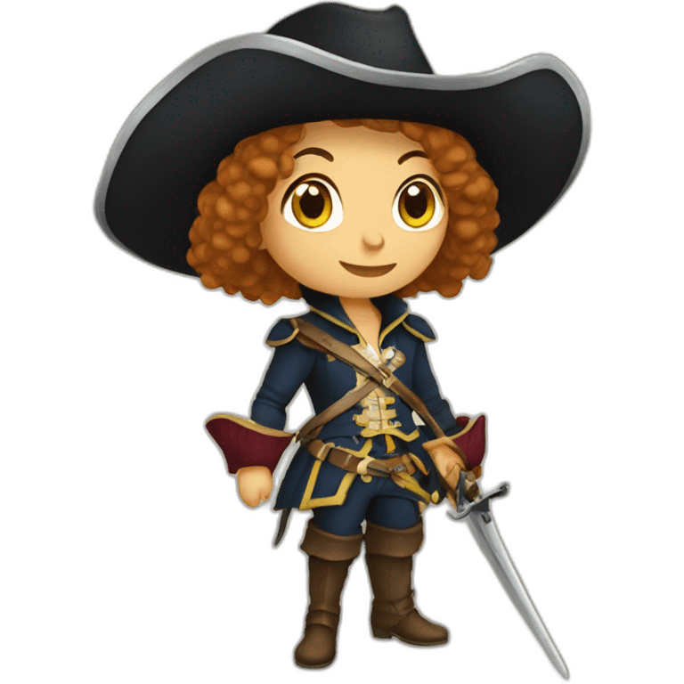 musketeer women emoji