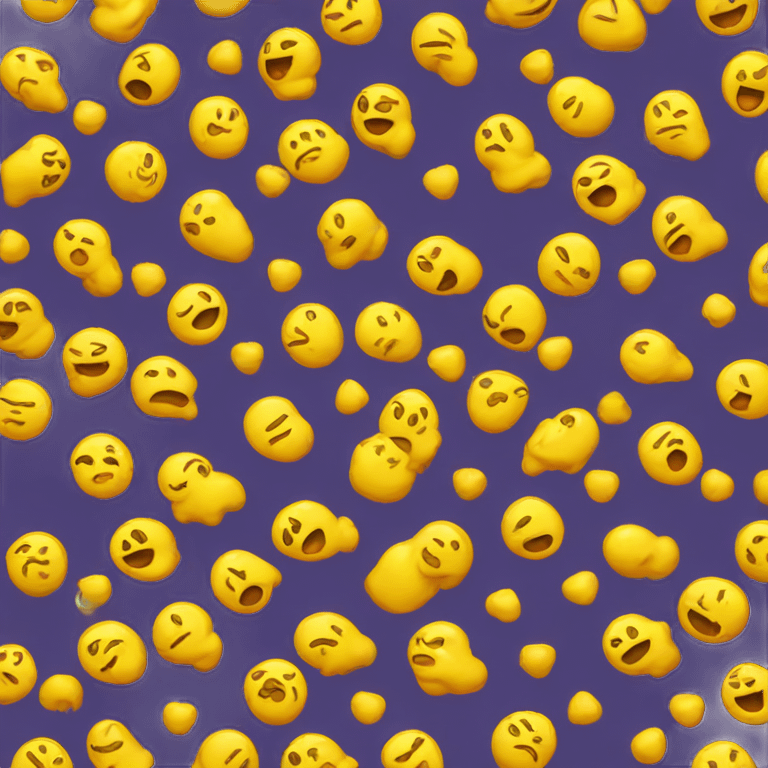 Yellow emoji pooping emoji