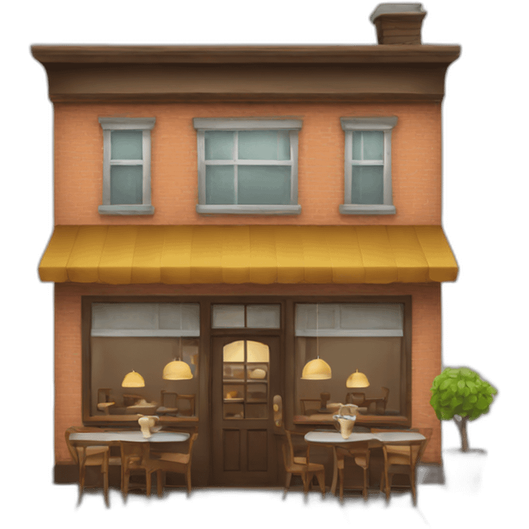 Coffee house emoji