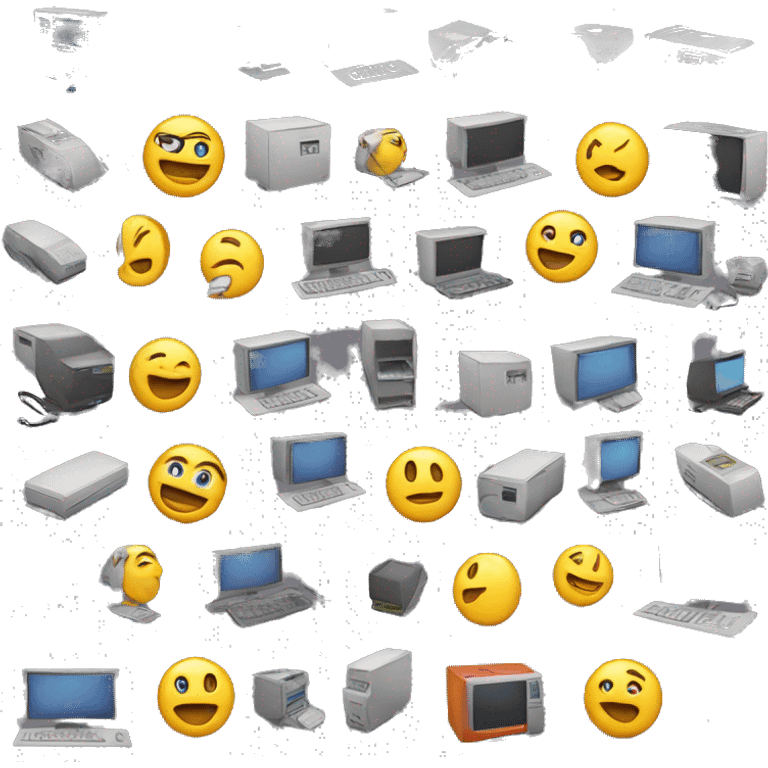 computer trading emoji