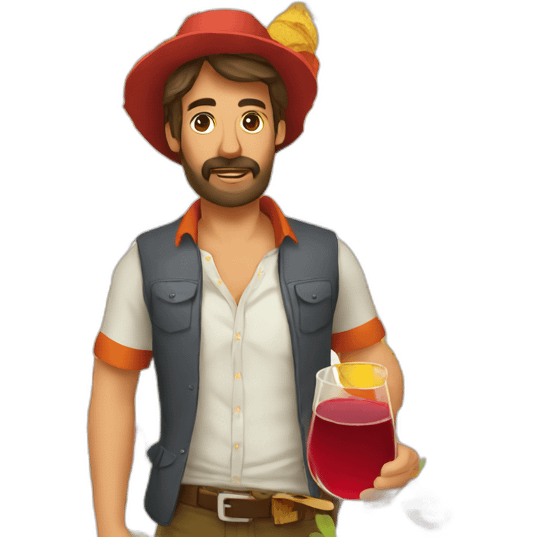 Spain-paella-sangria-siesta emoji