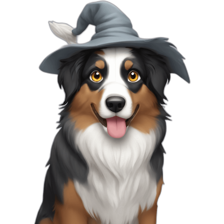 Australian Shepard Gandalf emoji