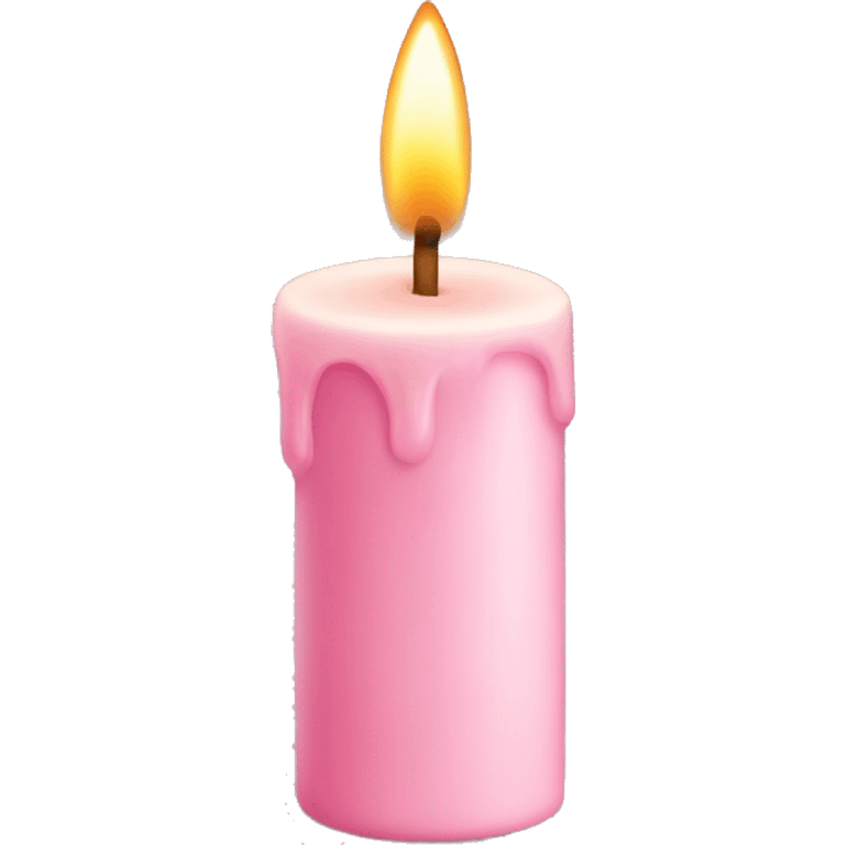 light pink candle  emoji