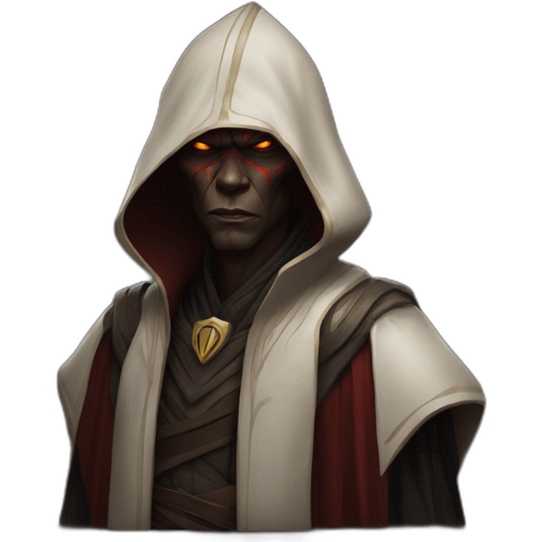 hyperrealist sith jedi in world of warcraft emoji