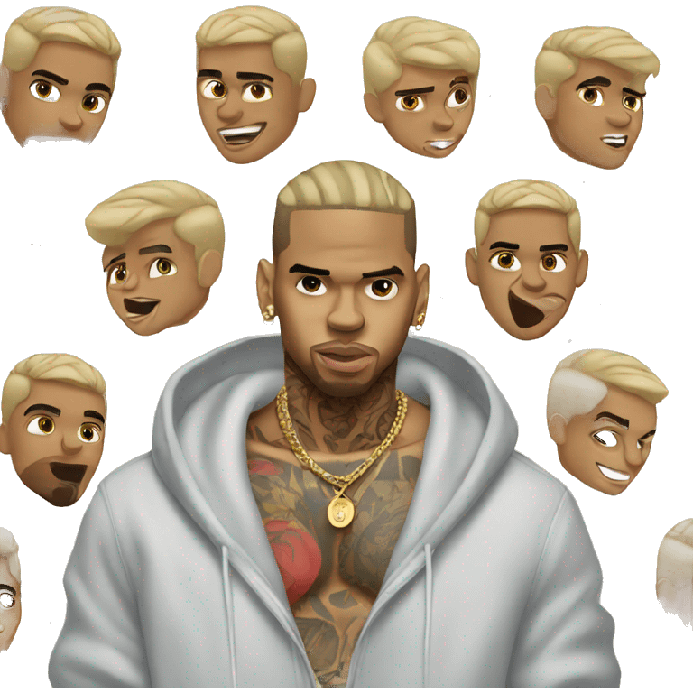 Chris Brown emoji