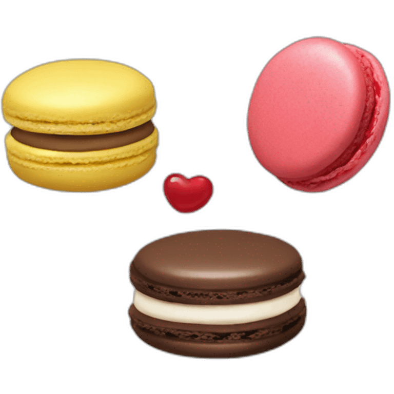 Macron and Macaron emoji