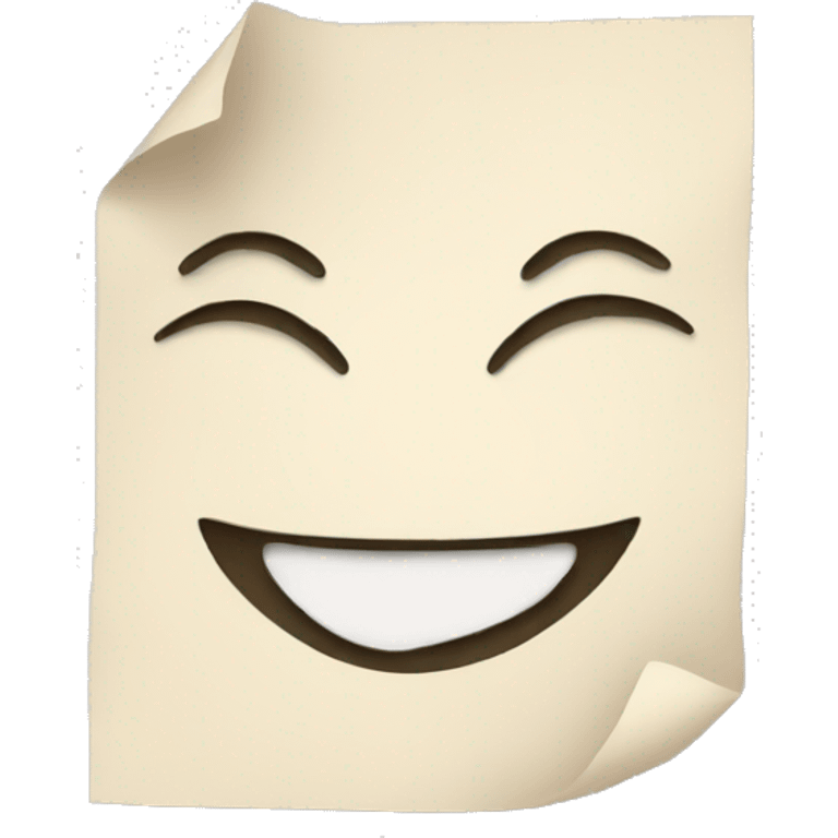 Paper emoji