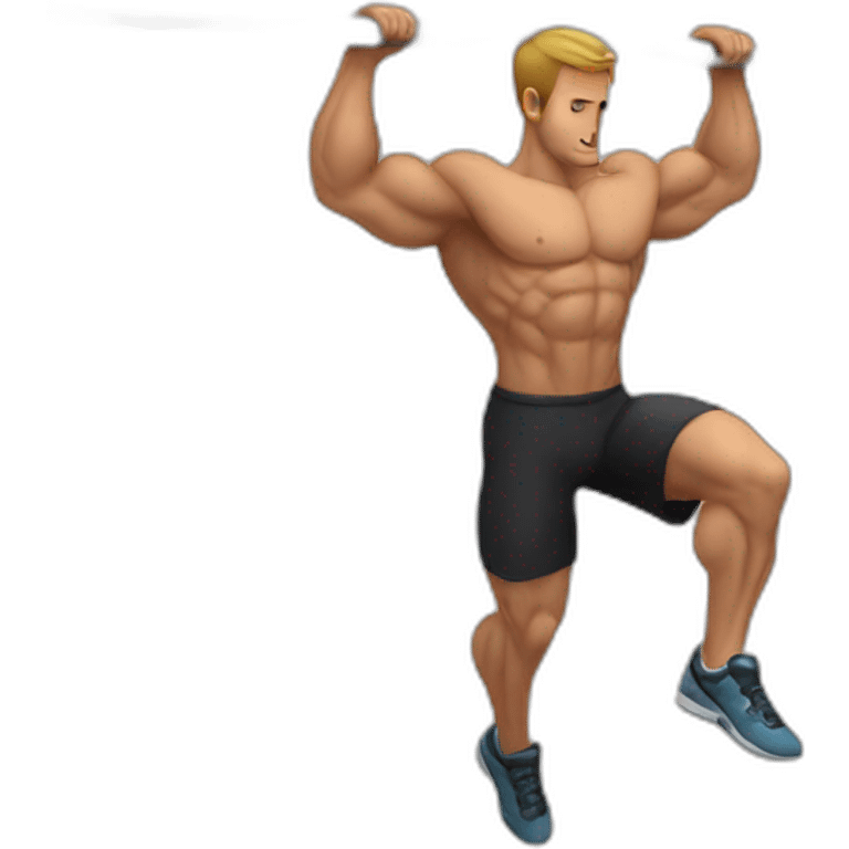 Muscle up calisthenics emoji