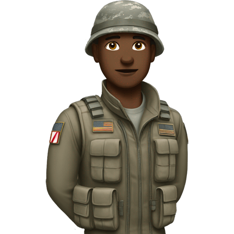 soldier middle plan emoji