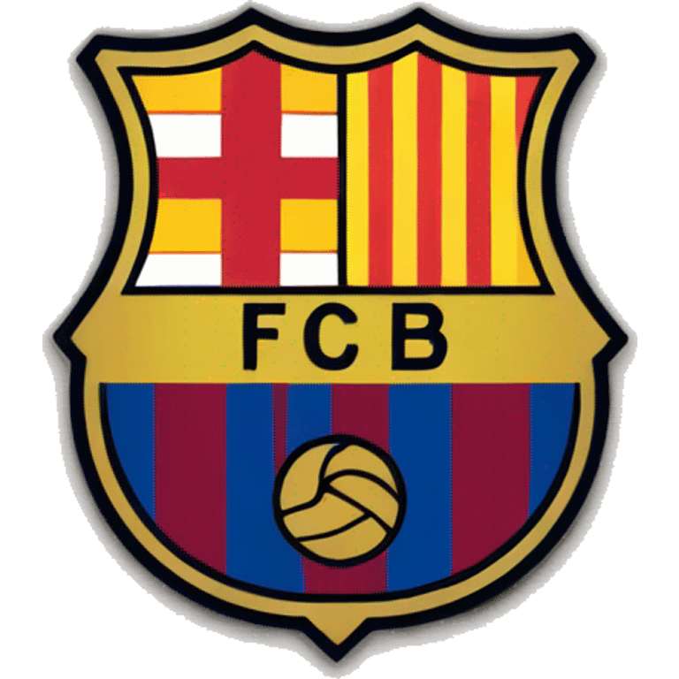 Fc Barcelona logo emoji