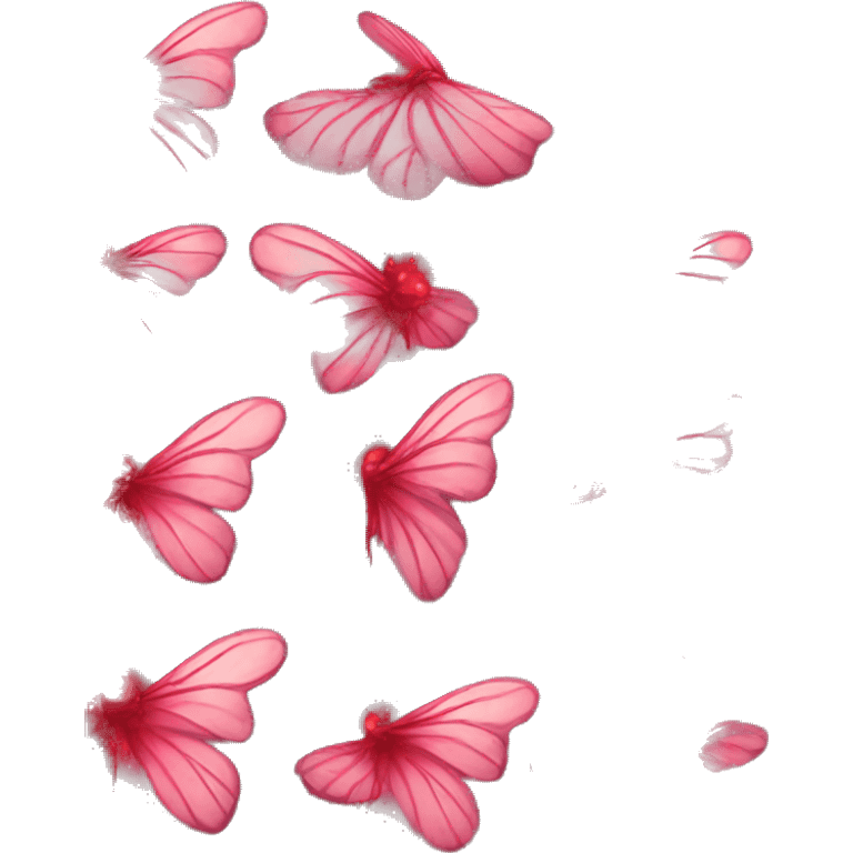 Crimson Fairy wings emoji