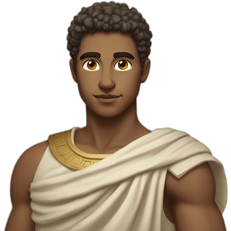 strong young ancient greek man light-skin emoji