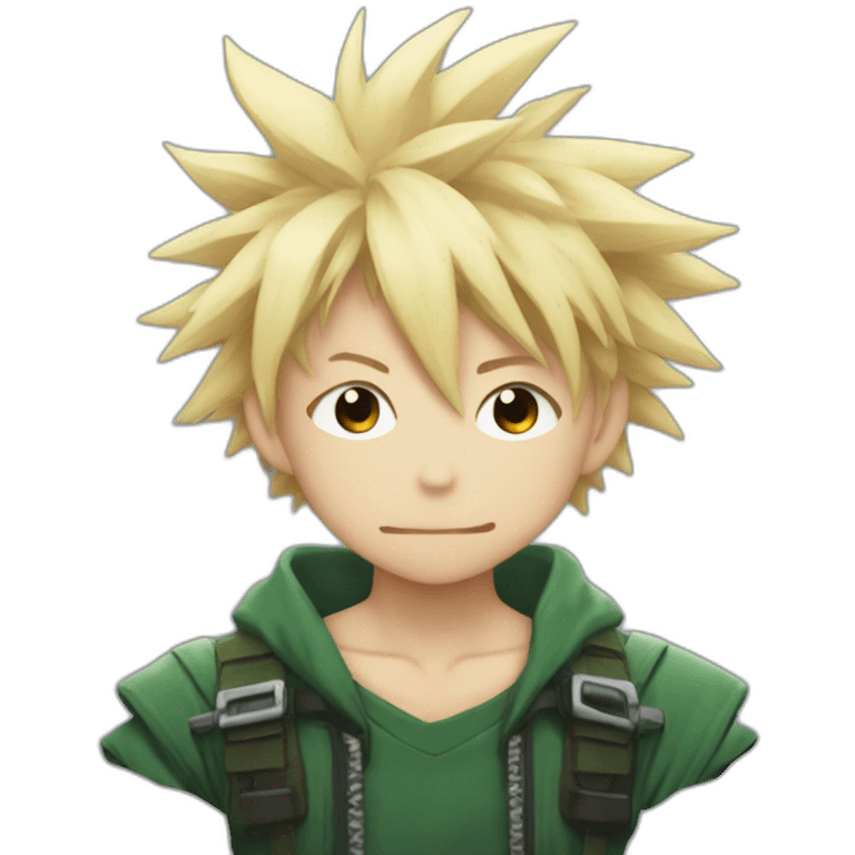 Katsuki Bakugo corps complet emoji