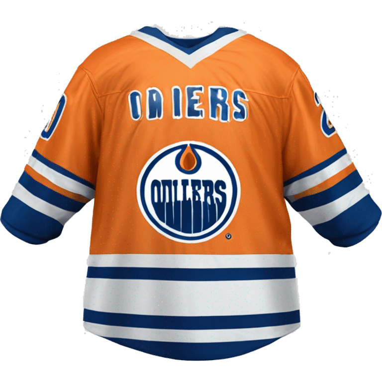 Edmonton oilers jersey on older white male emoji