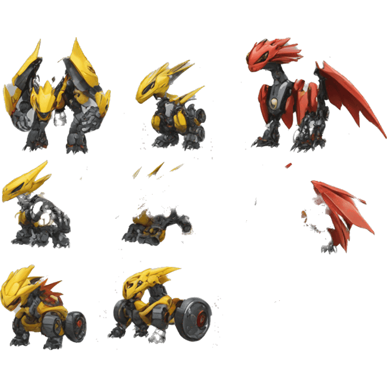 Mechanical Pokémon-Digimon-dragon-Bionicle-Mecha emoji