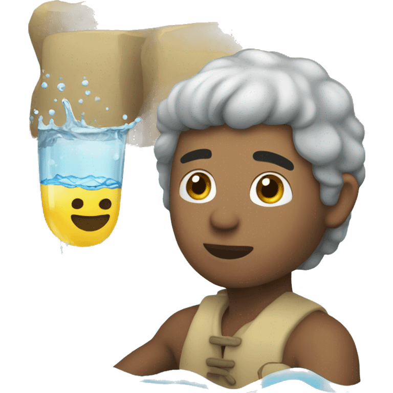 Baso con agua emoji