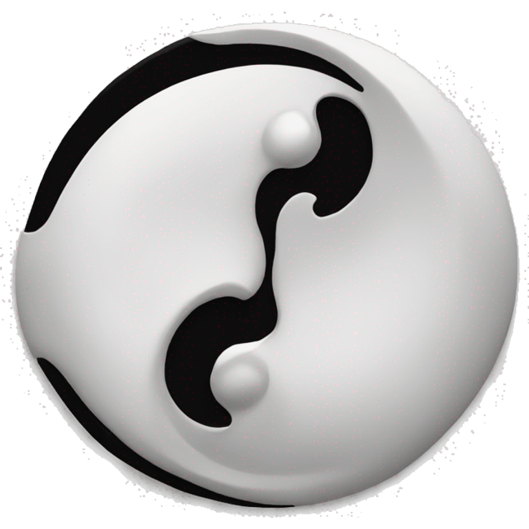 Simplified yinyang emoji