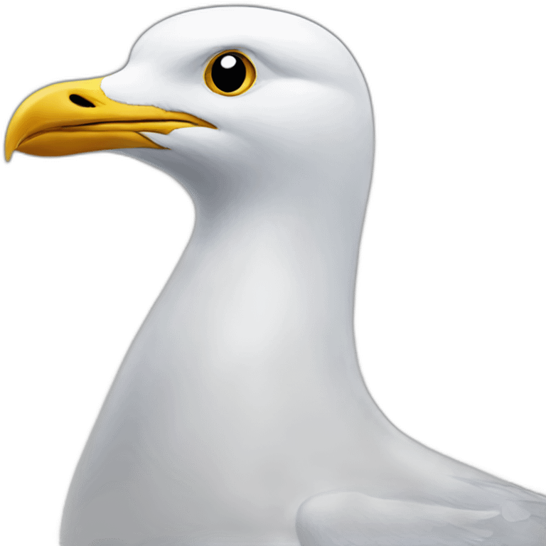 royal seagull emoji