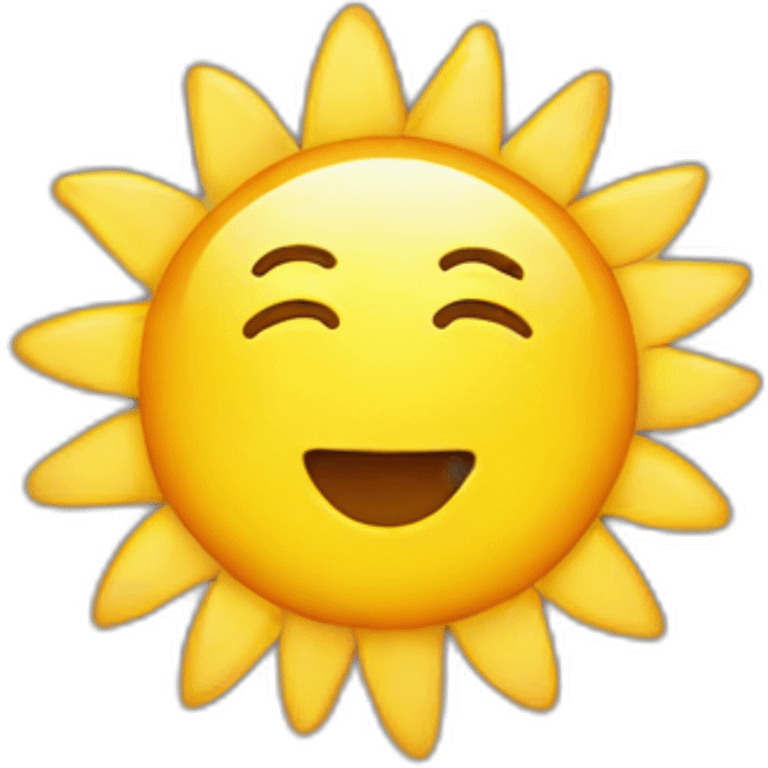 sunshine emoji